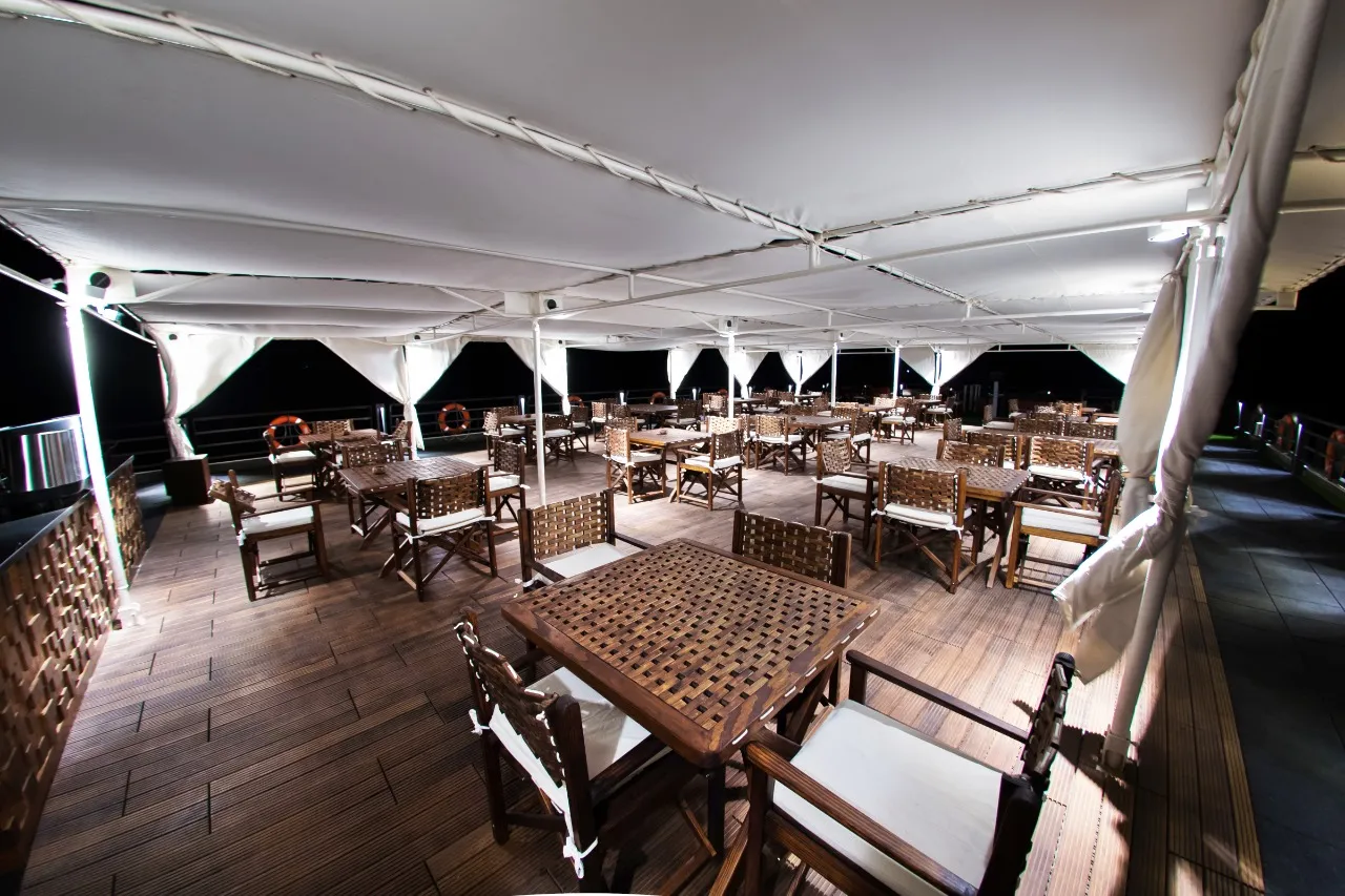 Lounge aboard the Concerto II Nile Cruise Nile cruise